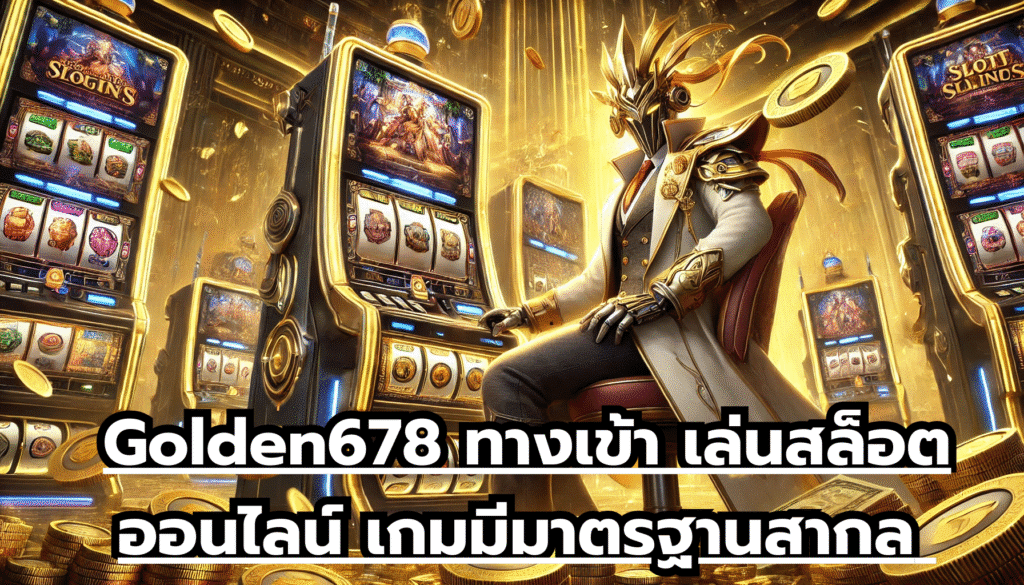 Golden678 ทางเข้า เล่นสล็อตออนไลน์ เกมมีมาตรฐานสากล เว็บเล่นสล็อต เกมจ่ายหนักที่สุด