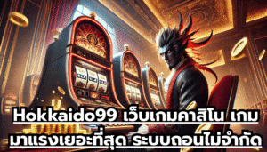 Hokkaido99 เว็บเกมคาสิโน เกมมาแรงเยอะที่สุด ระบบถอนไม่จำกัดเวลา เล่นง่ายได้ตลอดทุกวัน