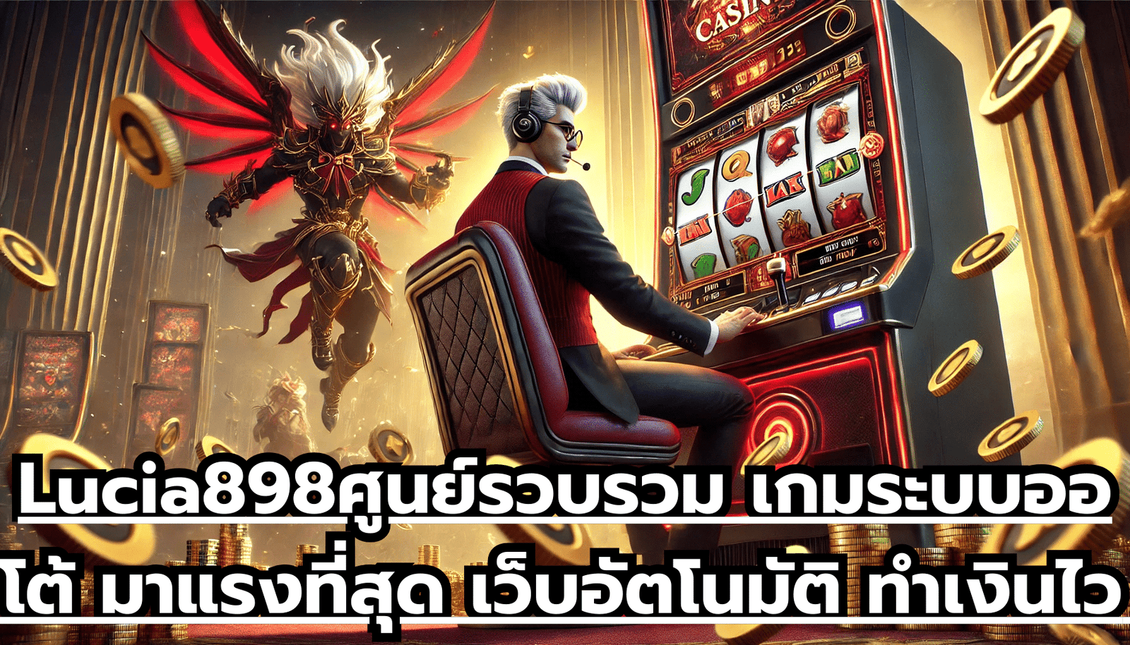 Lucia898ศูนย์รวบรวม เกมระบบออโต้ มาแรงที่สุด เว็บอัตโนมัติ ทำเงินไว จ่ายโบนัสสูง จ่ายจริง