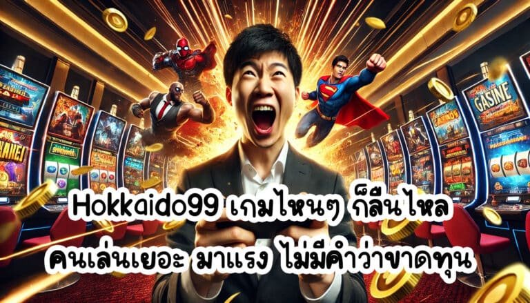 Hokkaido99 เกมไหนๆ ก็ลื่นไหล คนเล่นเยอะ มาแรง ไม่มีคำว่าขาดทุน-1